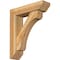 Ekena Millwork Legacy Slat Rough Sawn Bracket w/ Offset Brace, Western Red Cedar, 6"W x 22"D x 26"H BKT0604X22X26LEC06RWR - alternate 1